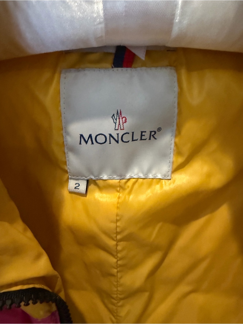 Vintage Moncler multi-color Vest - Picture 2 of 5